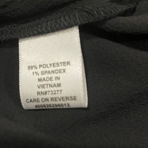 Elle Women's Black ,Bell ,Ruffled 3/4 sleeve, sheer blouse size Medium Blouse. - Picture 6 of 6